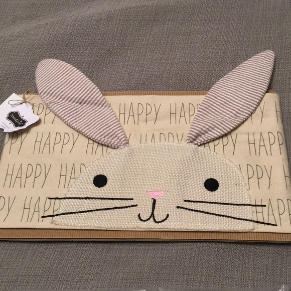 mud pie easter pillow wrap